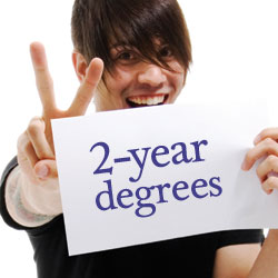 Answers about associate degrees